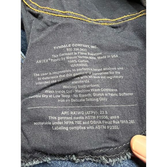 TYNDALE Fire resistant Jeans Sz 36/36 ￼ - Picture 6 of 8